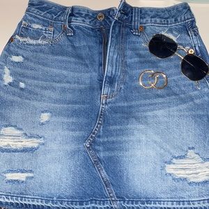 jean skirt from abercrombie and fitch